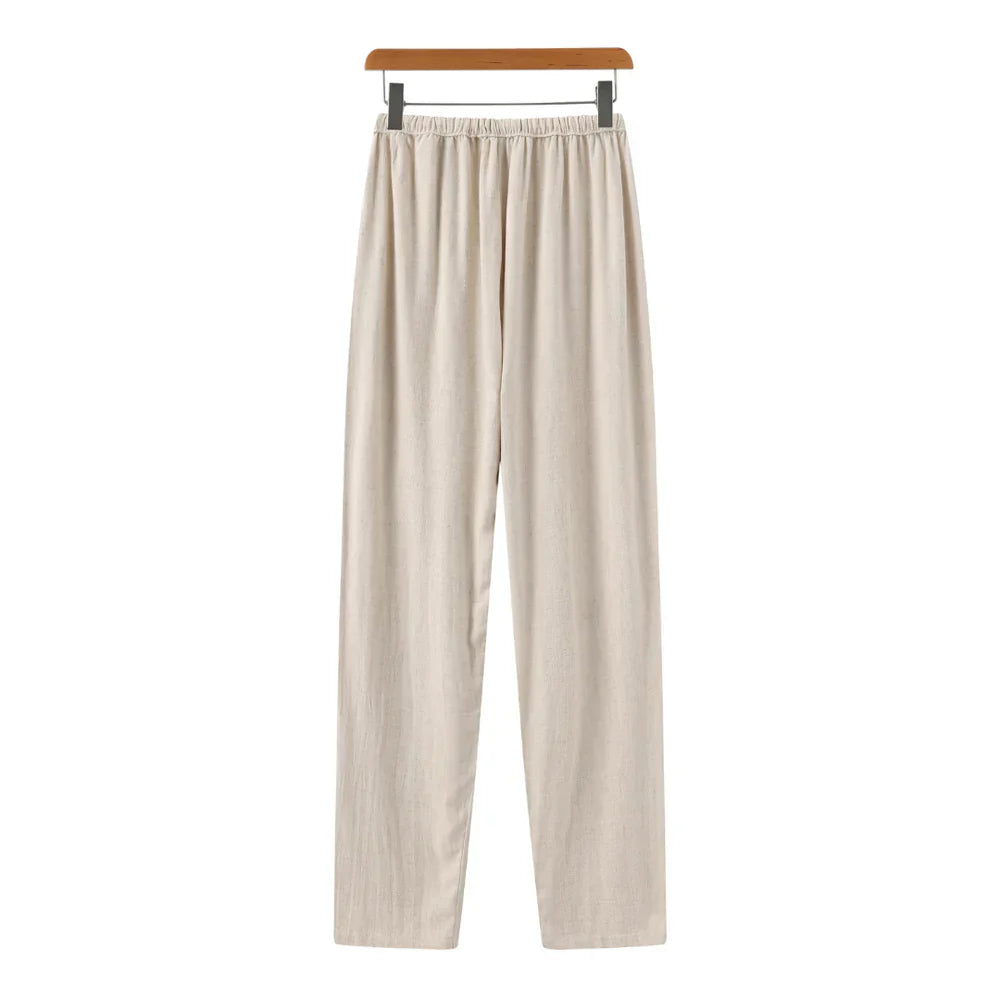 "MARRAKECH" - SLIM LINEN PANTALON