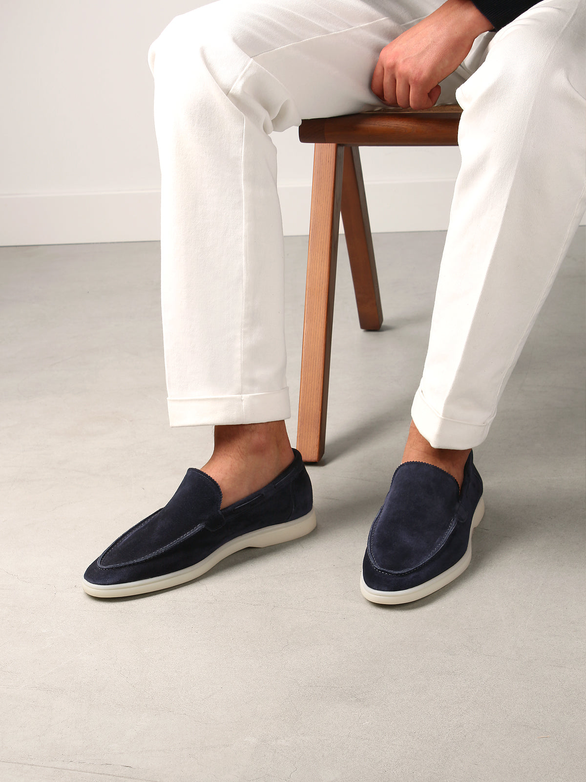 "Navy" - Yacht Loafers
