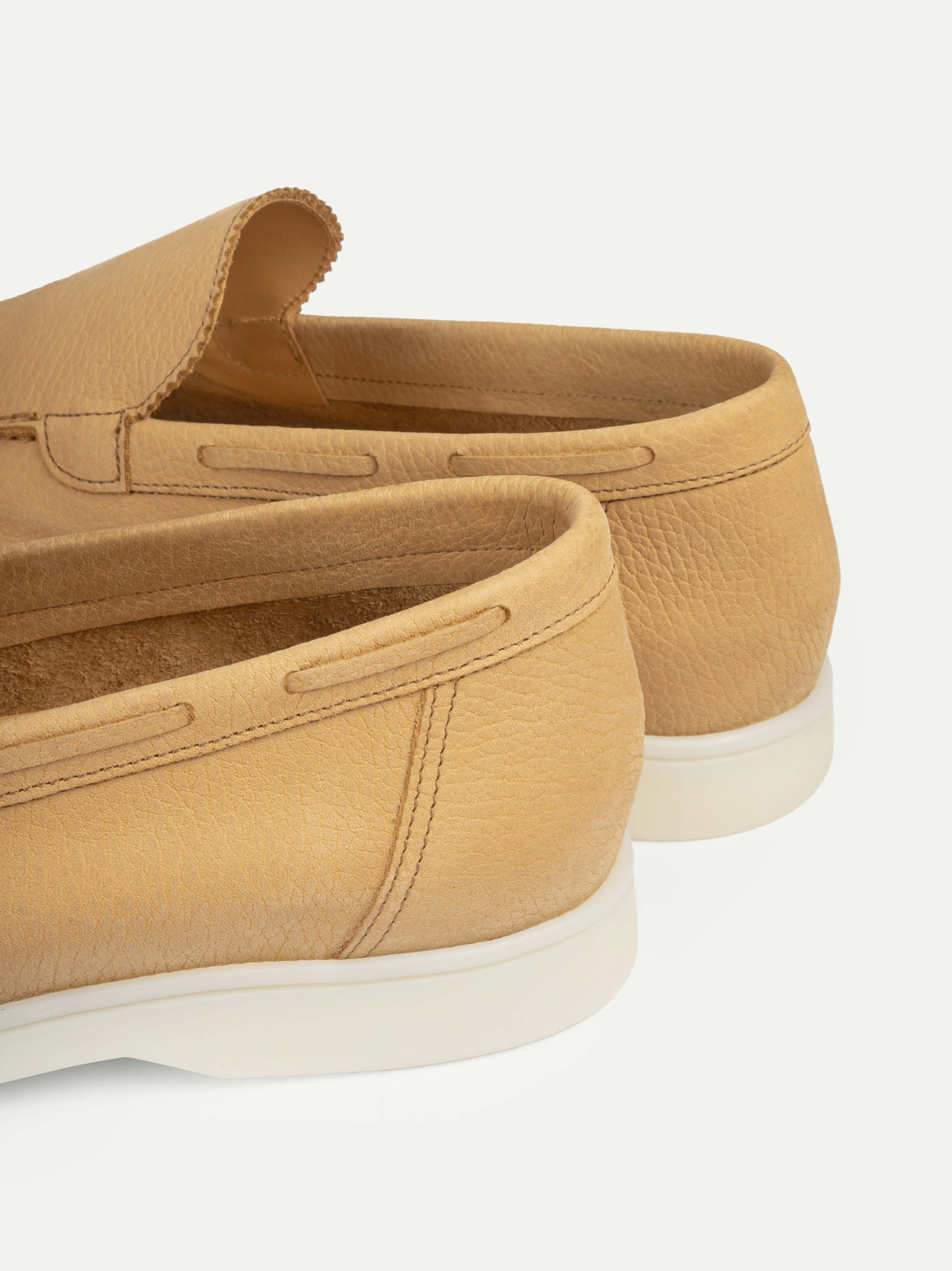 "Beige Nubuck" - Yacht Loafers