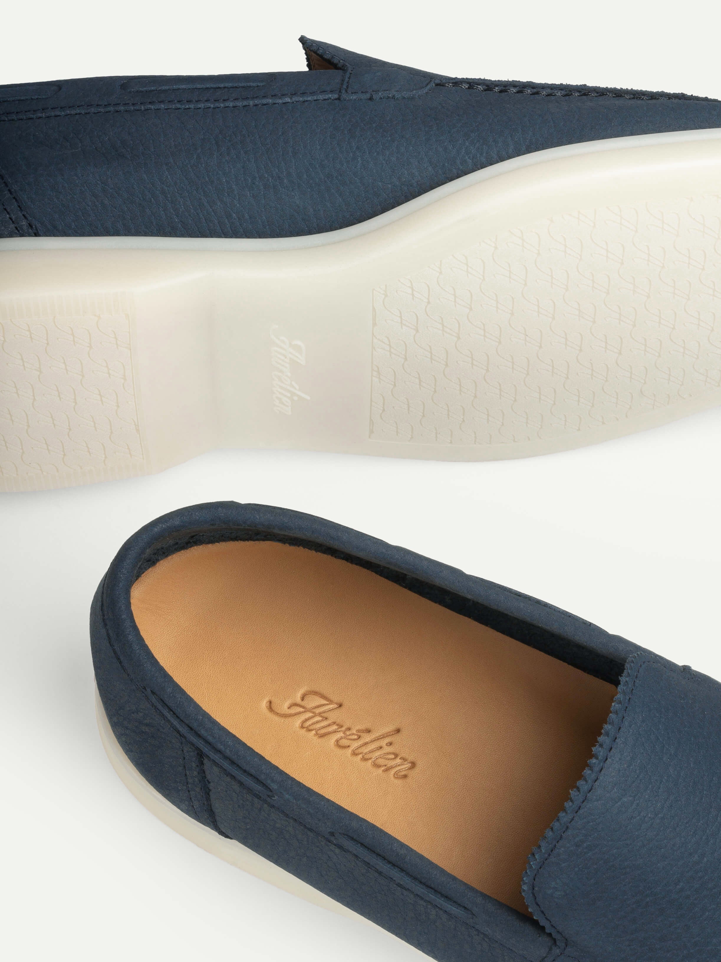 "Steel Blue Nubuck" - Yacht Loafers