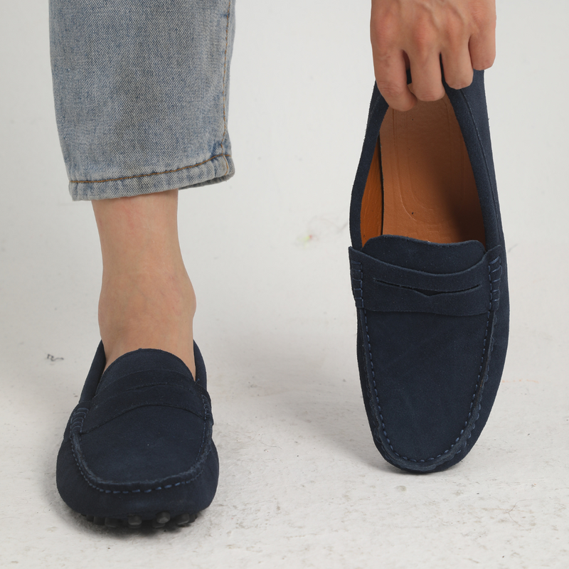 "SUEDE" - DRIVER LOAFERS