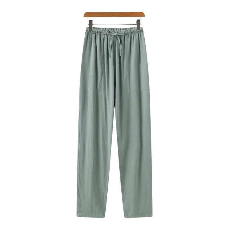 "MARRAKECH" - SLIM LINEN PANTALON