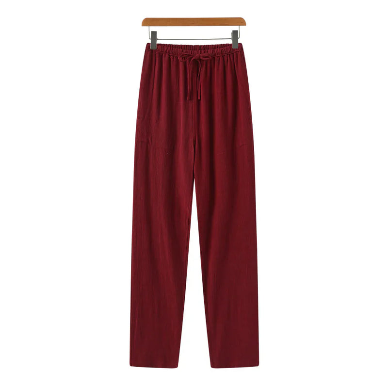 "MARRAKECH" - SLIM LINEN PANTALON