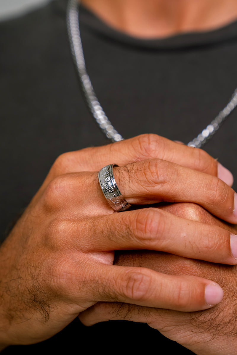 "FLORALE" RING - WHITE GOLD