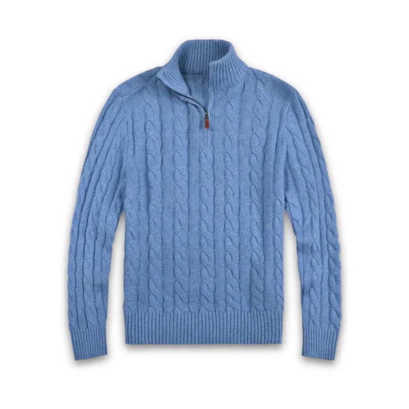 "VERBIER" - HALF ZIP SWEATER