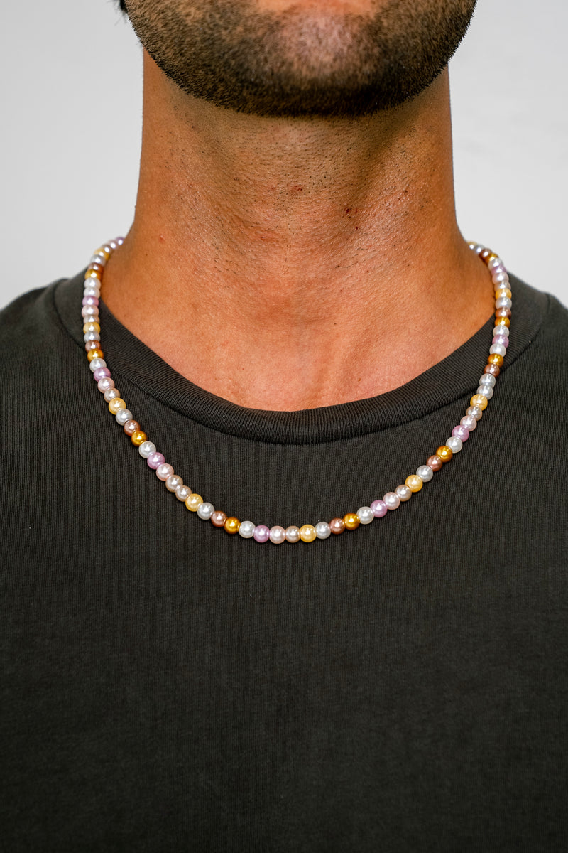 "MULTI" 6MM PEARL CHAIN