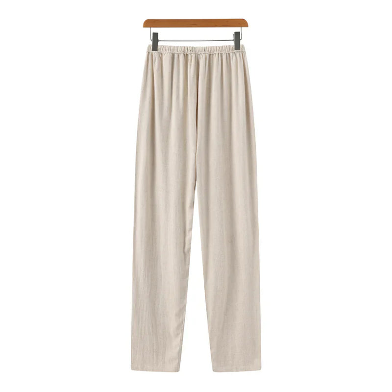 "MARRAKECH" - SLIM LINEN PANTALON