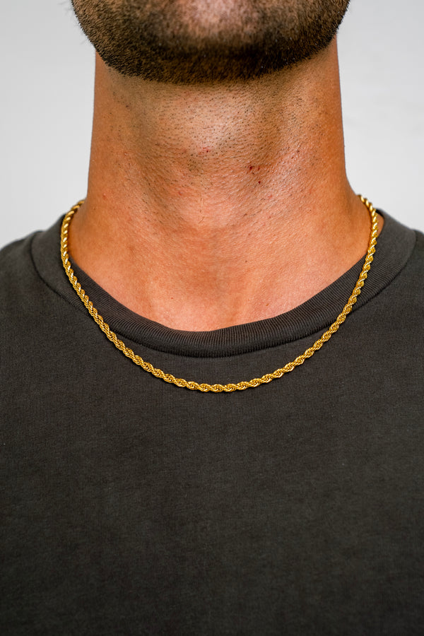 ROPE CHAIN 5MM - Solid Gold