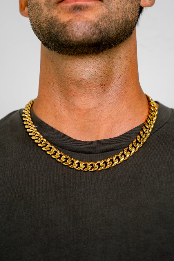 CUBAN 12MM CHAIN - GOLD