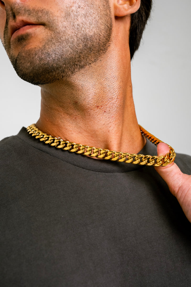 CUBAN 12MM CHAIN - GOLD