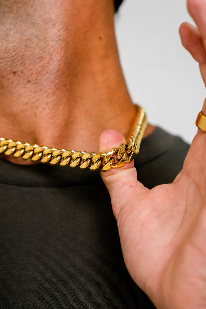 CUBAN 12MM CHAIN - GOLD