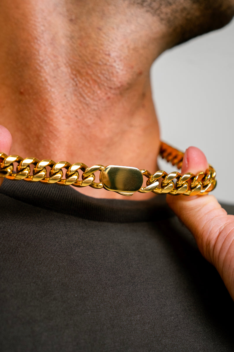 CUBAN 12MM CHAIN - GOLD