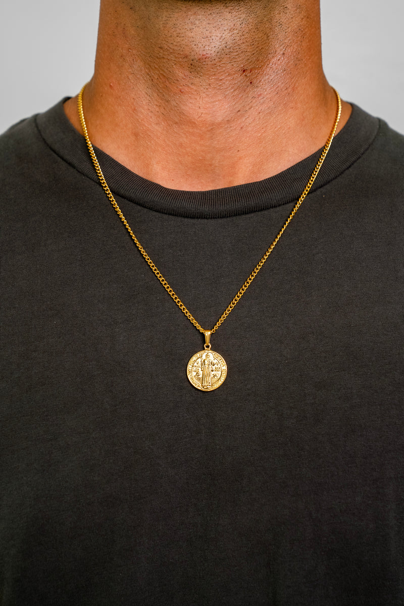 "ST BENEDICT" PENDANT - GOLD