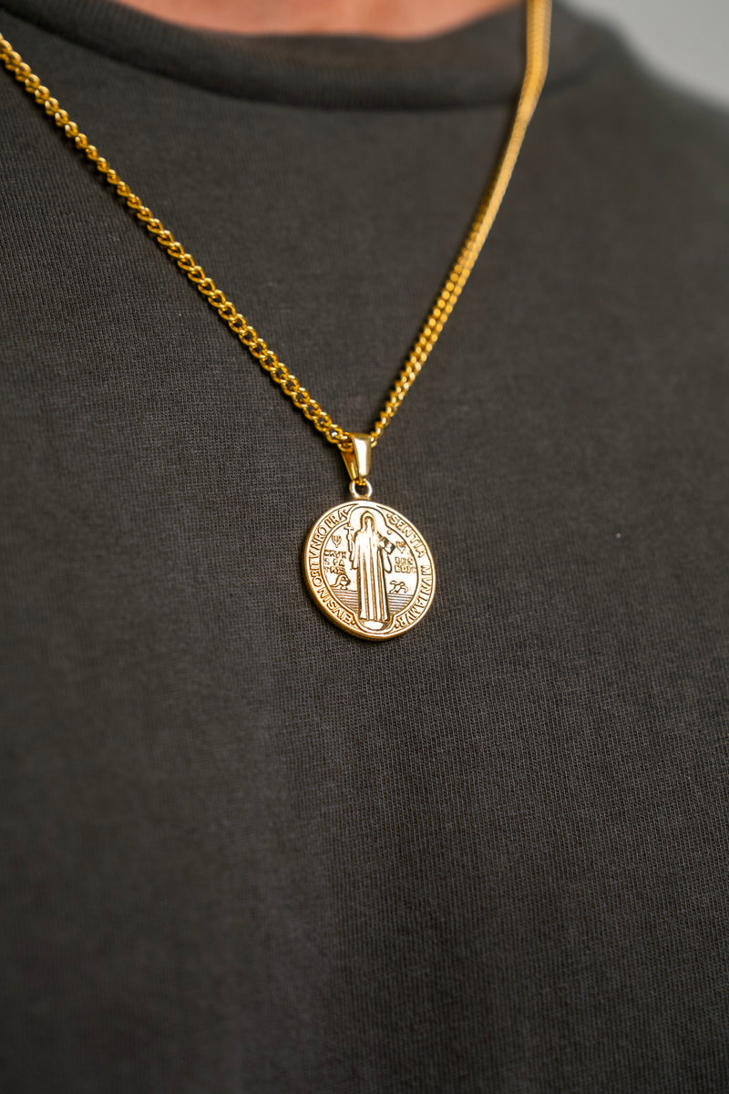 "ST BENEDICT" PENDANT - GOLD