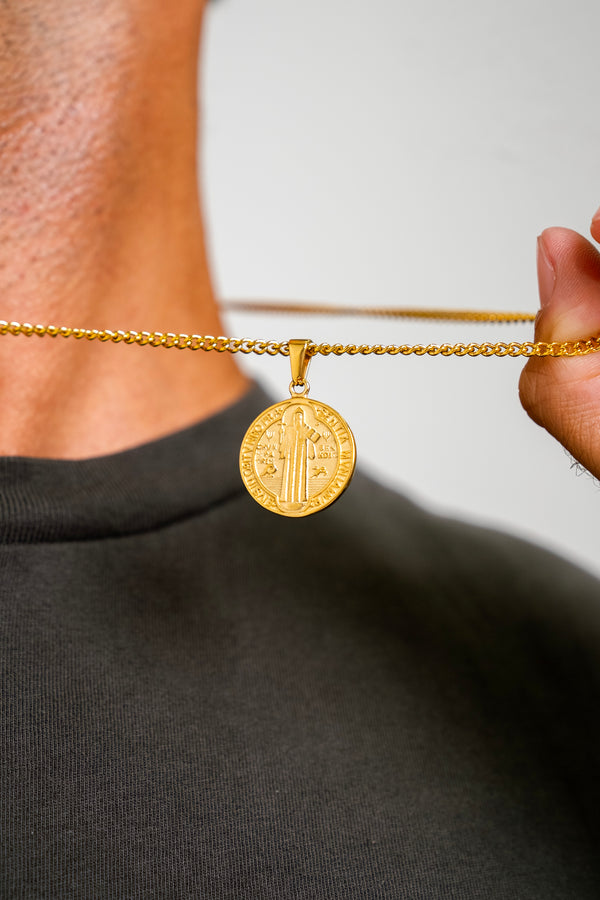 "ST BENEDICT" PENDANT - GOLD