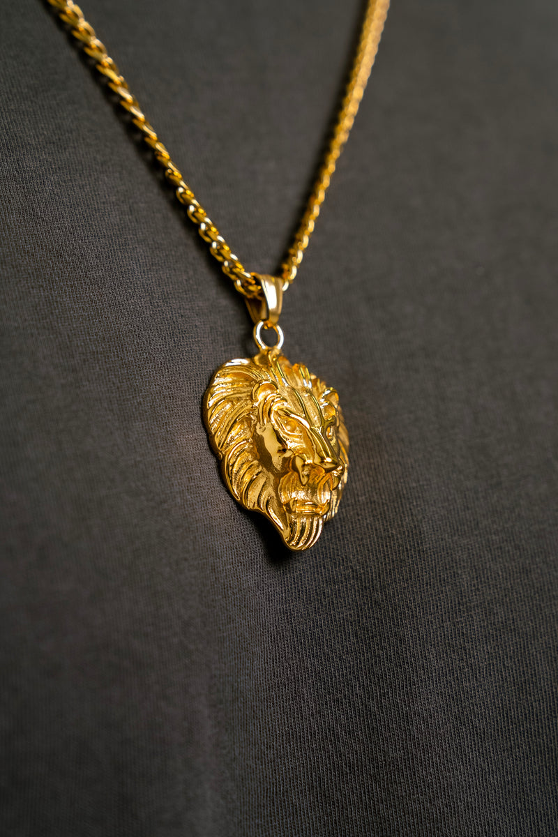 "LION" PENDANT - GOLD