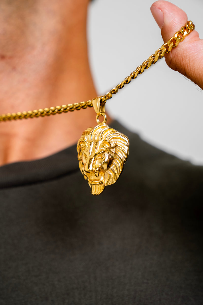 "LION" PENDANT - GOLD