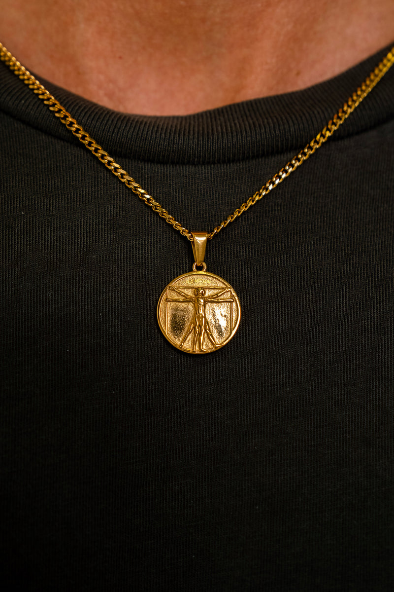 "VITRUVIEN" Pendant - Gold