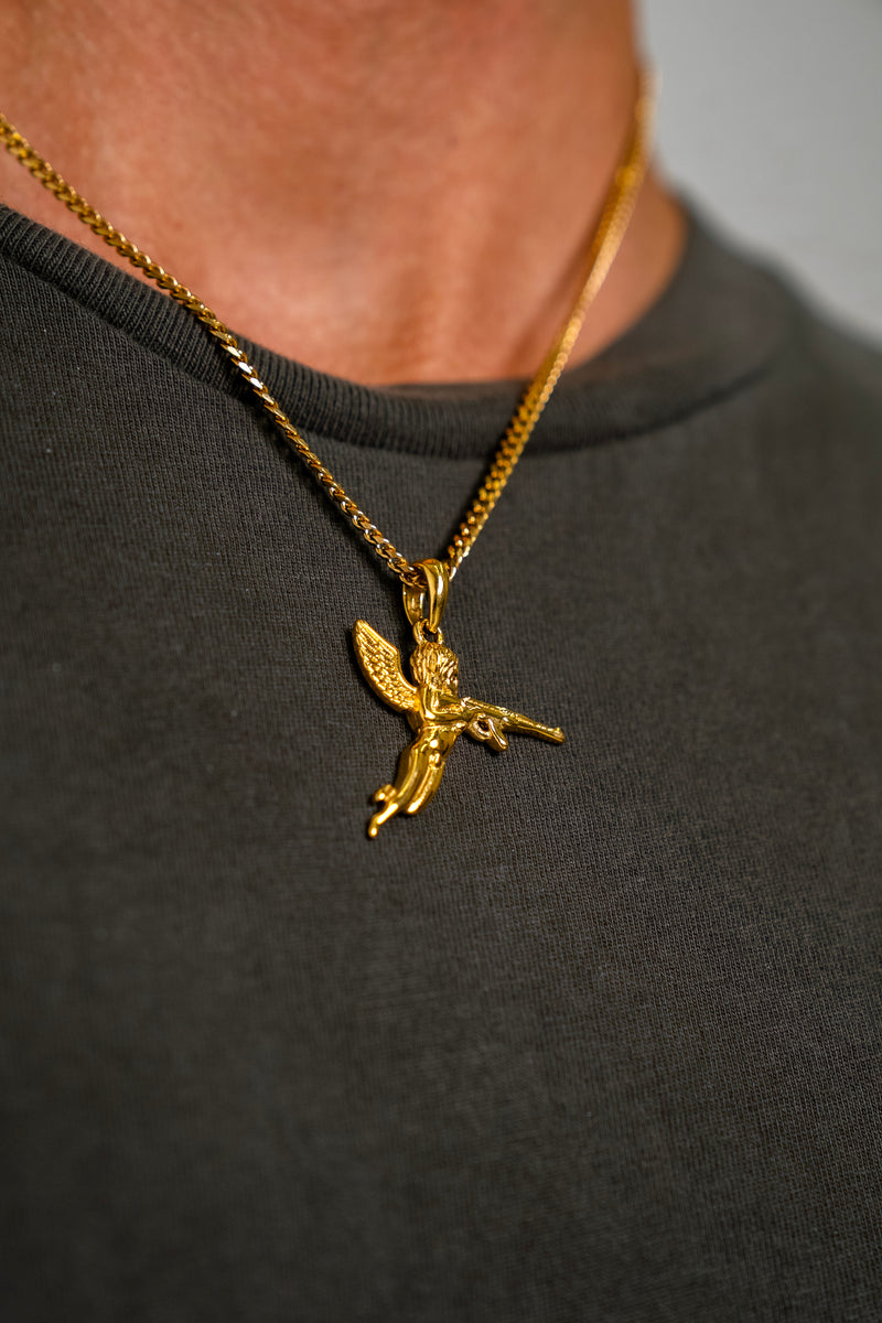 "CUPID'S REVENGE" PENDANT - GOLD