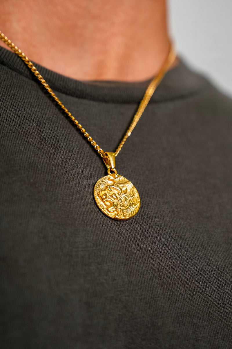 "LION" PENDANT - GOLD