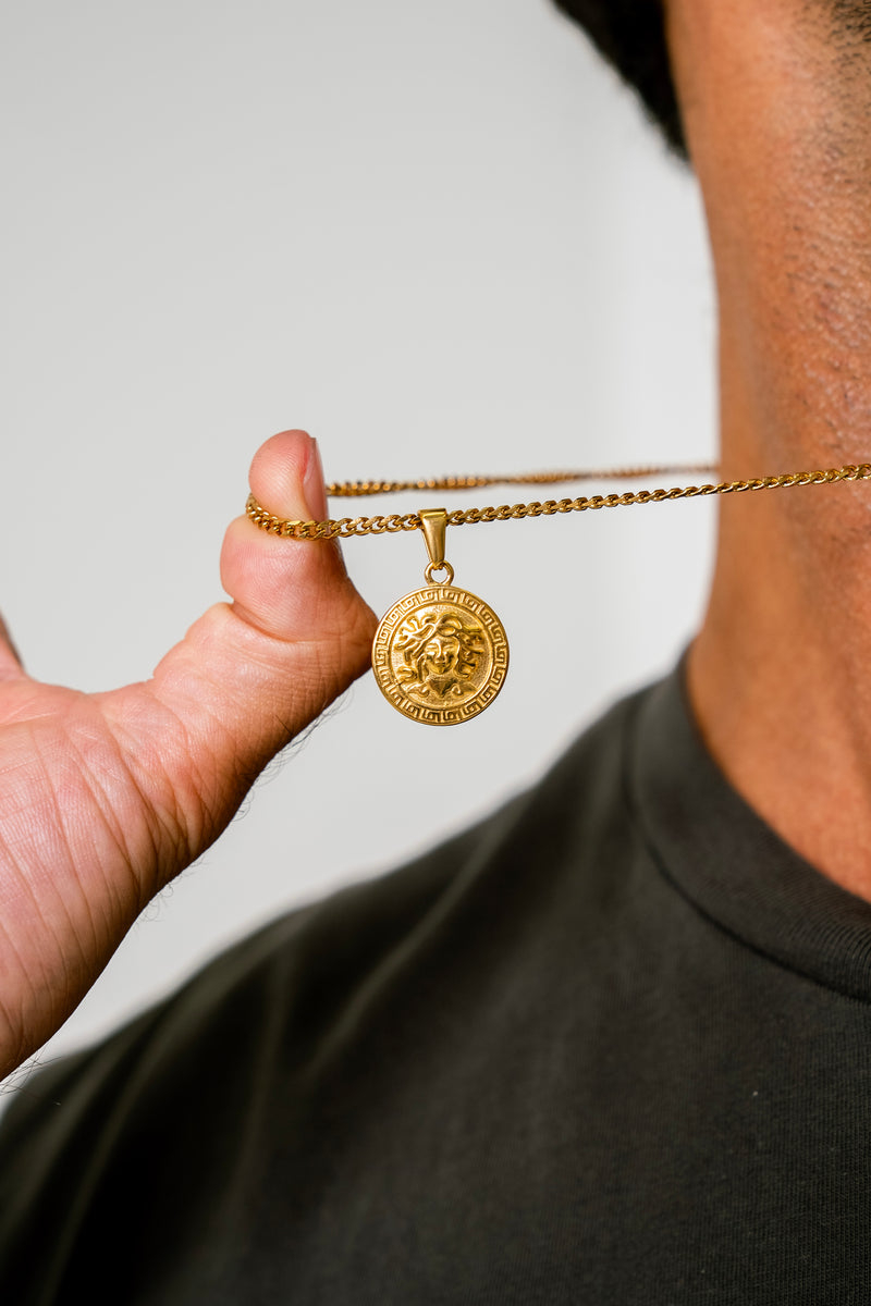 "MEDUSA" PENDANT - GOLD