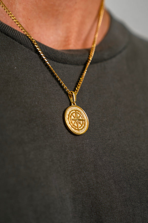 "COMPASS" PENDANT - GOLD