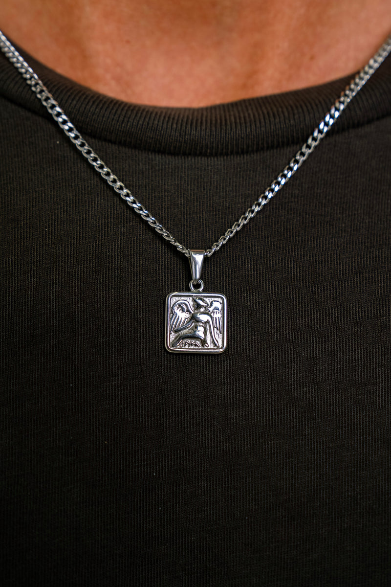 "ANGEL" PENDANT - WHITE GOLD