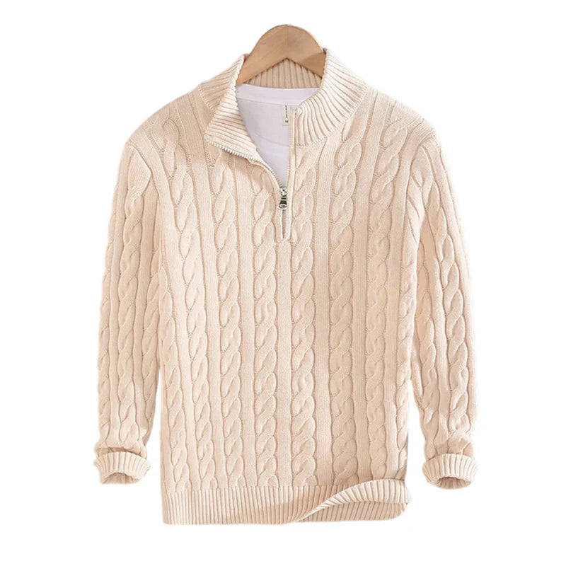 "VERBIER" - HALF ZIP SWEATER