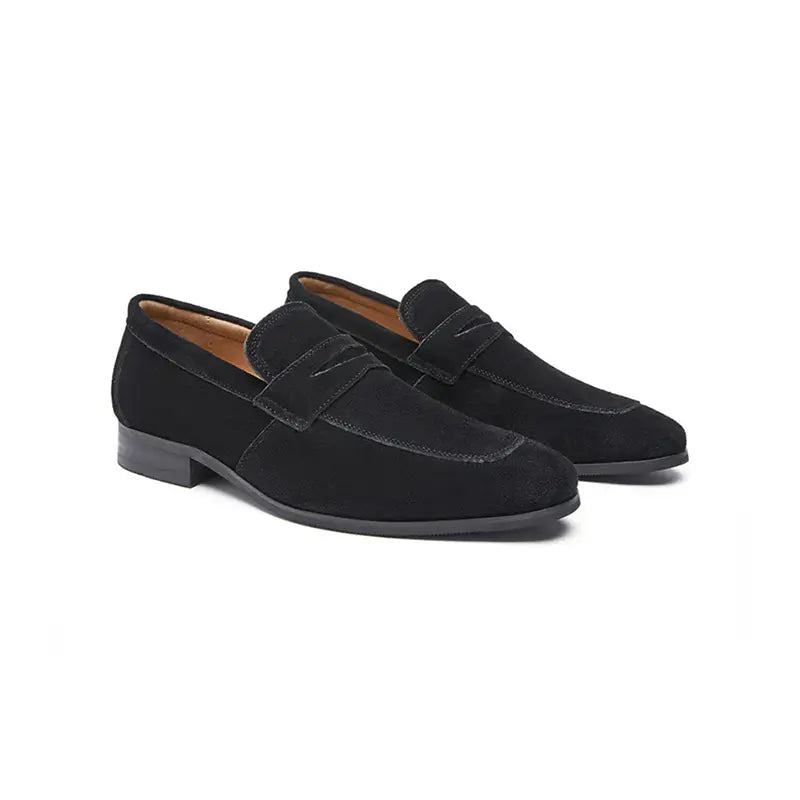 "OLD MONEY" - SUEDE STRAP LOAFERS