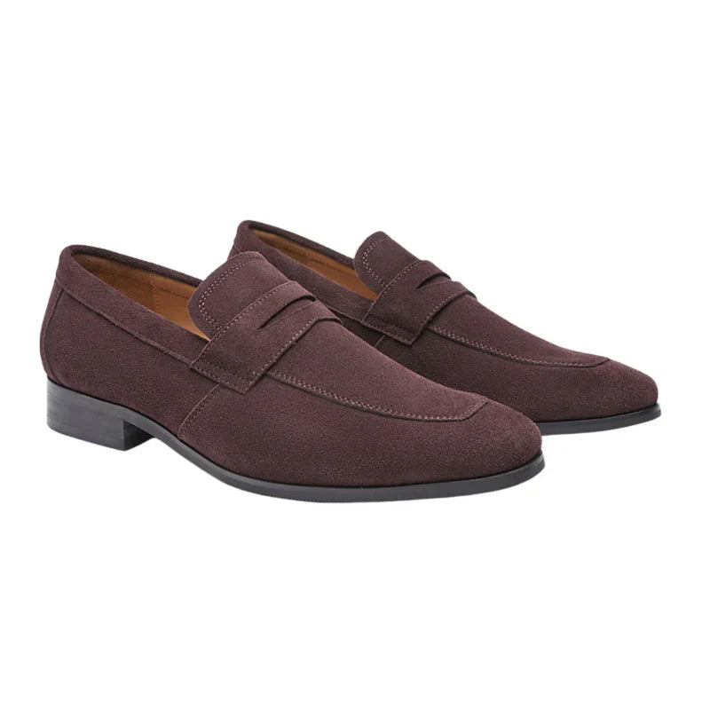 "OLD MONEY" - SUEDE STRAP LOAFERS