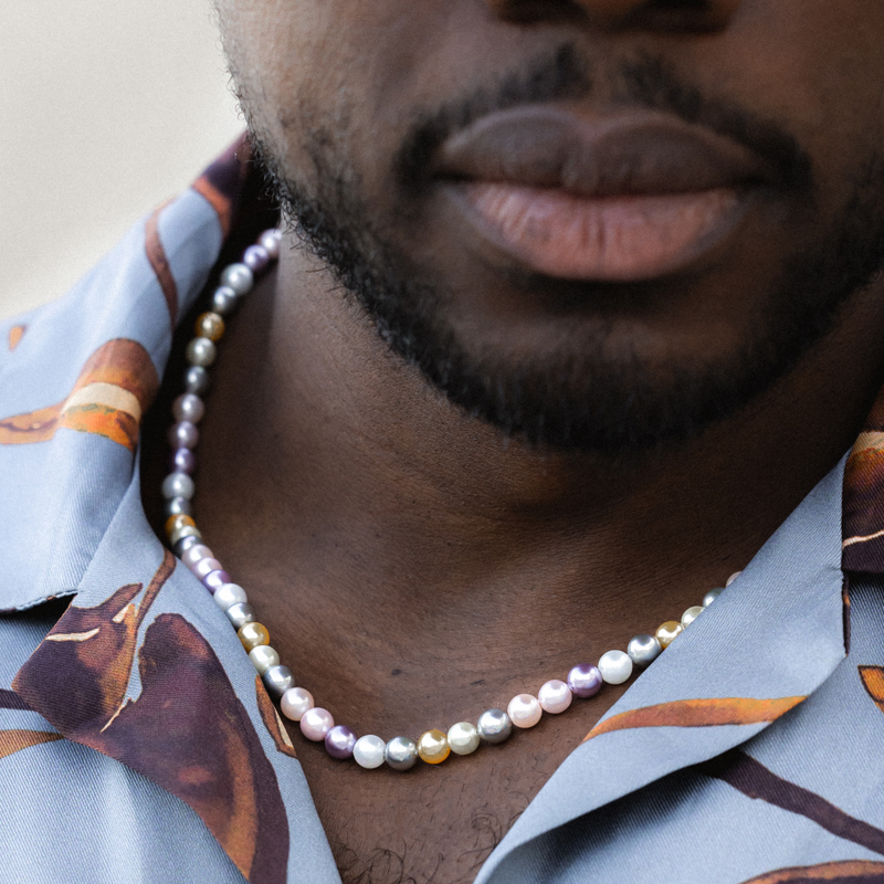 "MULTI" 6MM PEARL CHAIN