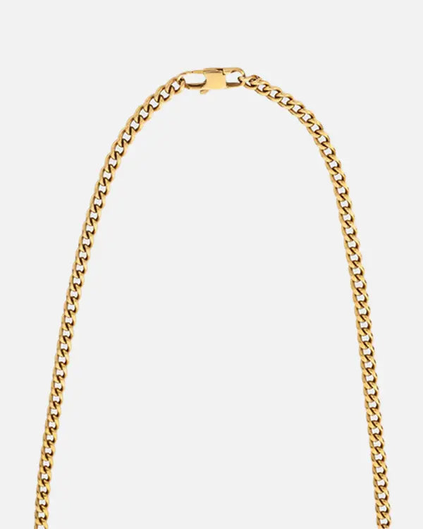 CUBAN 5MM CHAIN - GOLD