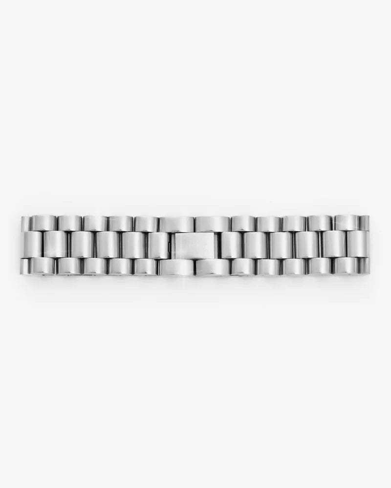 "PRÉSIDENT"  LINK BRACELET - WHITE GOLD