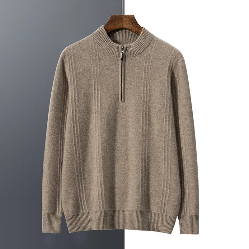 "CASHMERE" - HALF ZIP