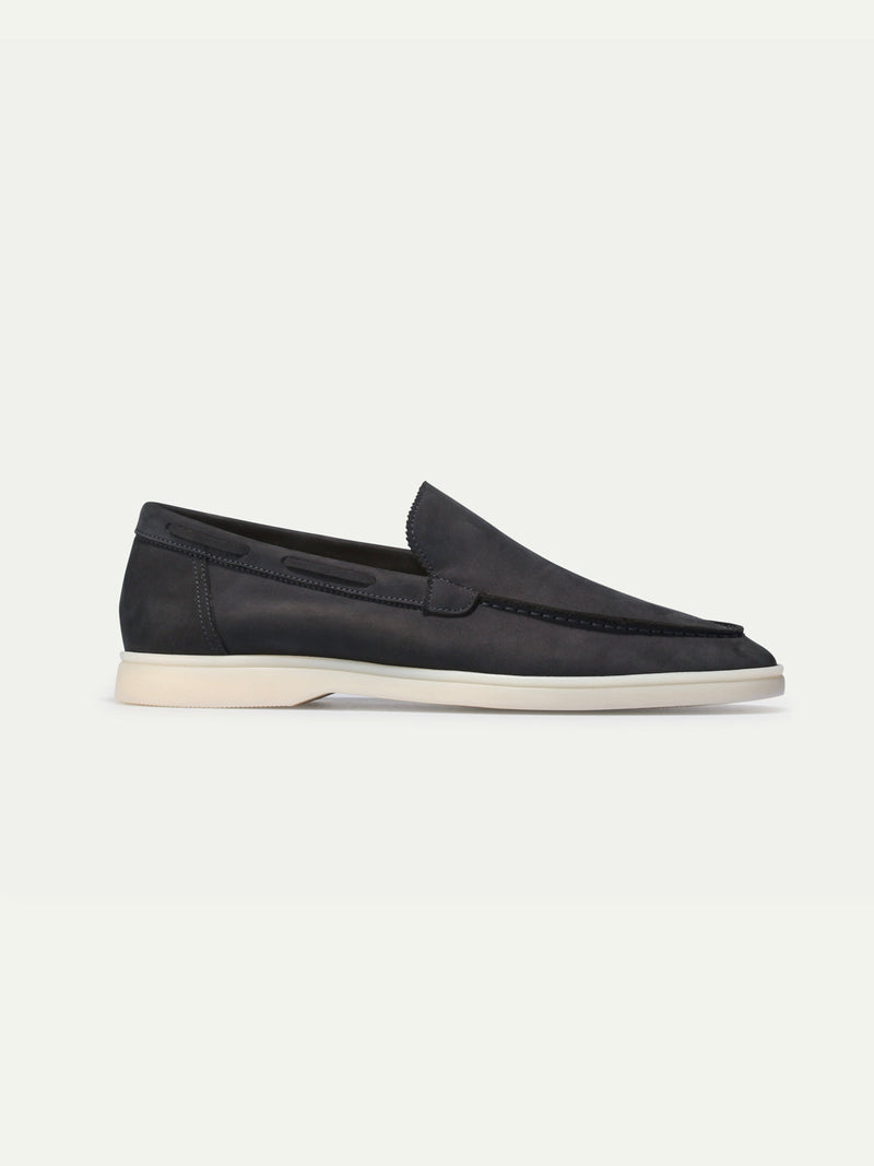 "Navy Nubuck" - Yacht Loafers