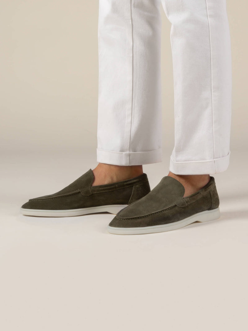 "Olive" - Yacht Loafers