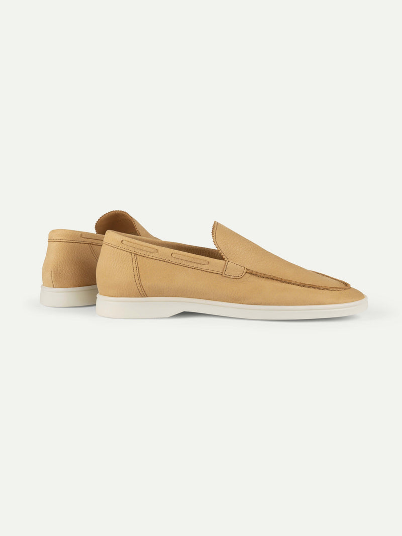"Beige Nubuck" - Yacht Loafers