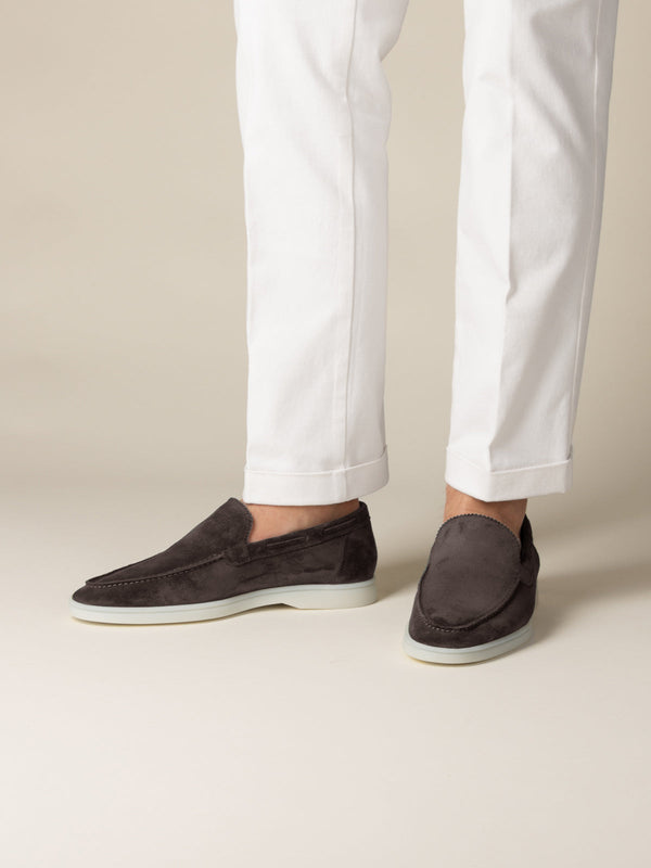 "Warm Grey" - Yacht Loafers