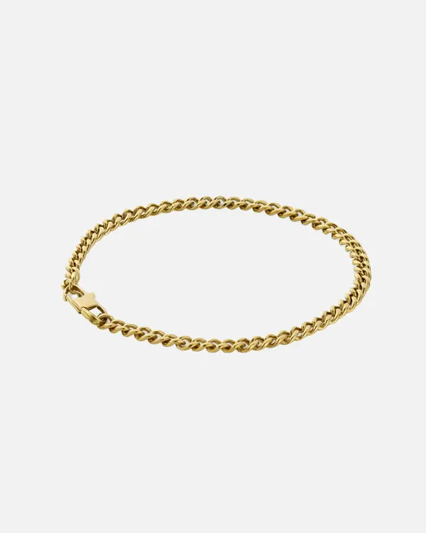 "CUBAN" 5MM BRACELET - GOLD