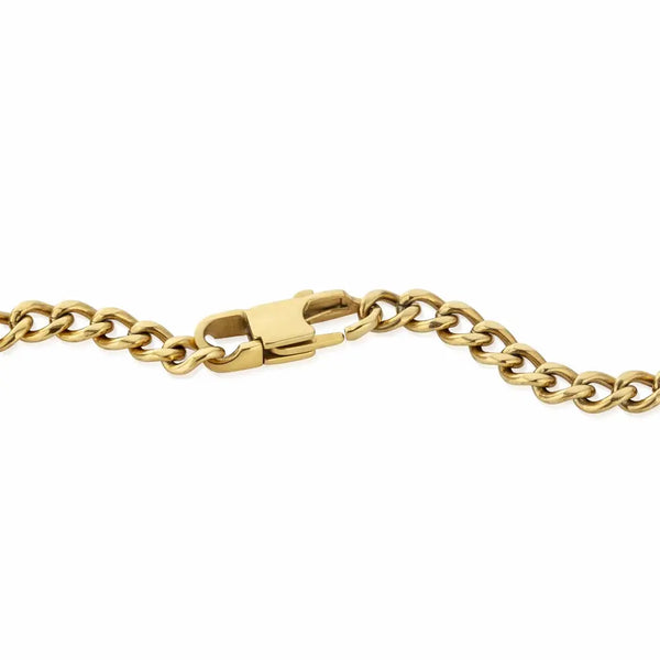 "CUBAN" 5MM BRACELET - GOLD