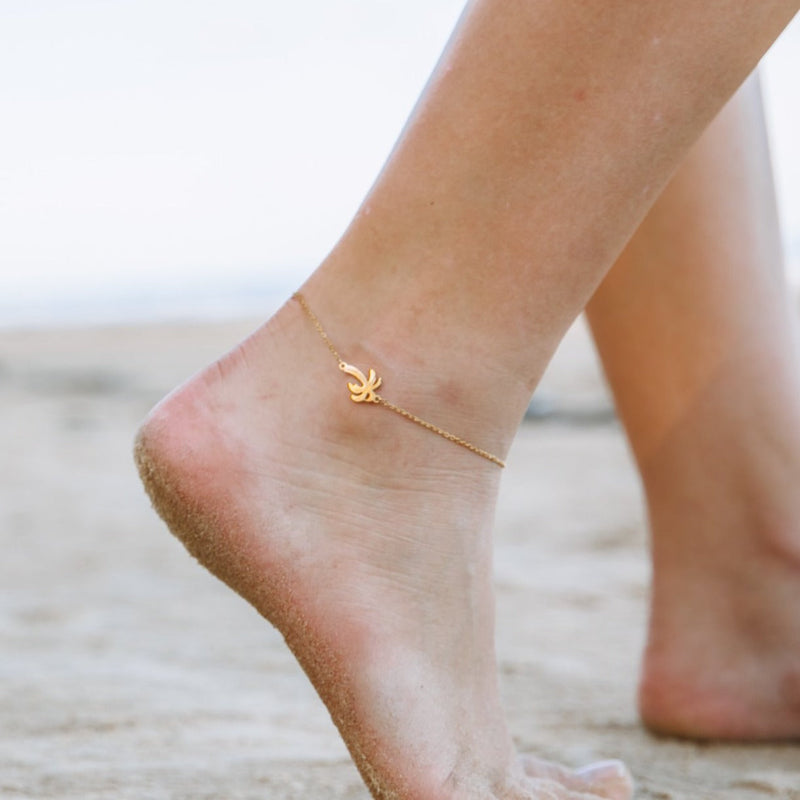 Palm Tree Anklet