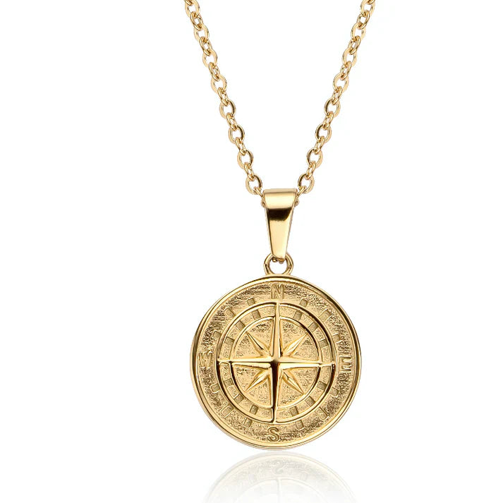 COMPASS PENDANT - GOLD