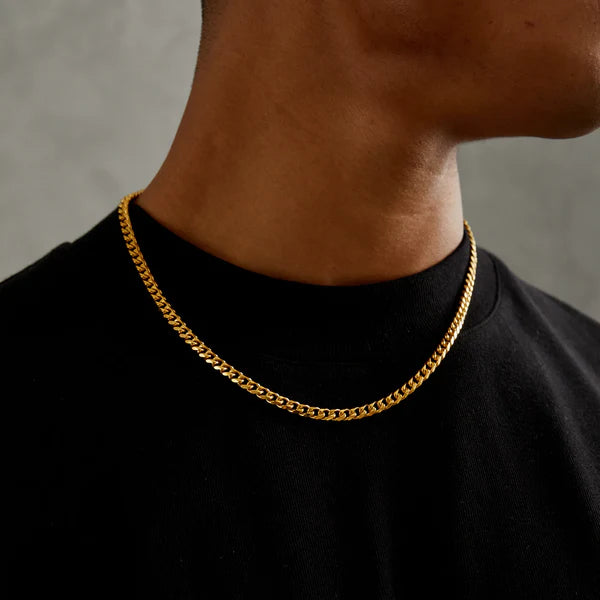 CUBAN 5MM CHAIN - GOLD