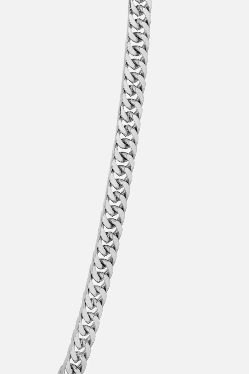 5MM CUBAN CHAIN - WHITE GOLD