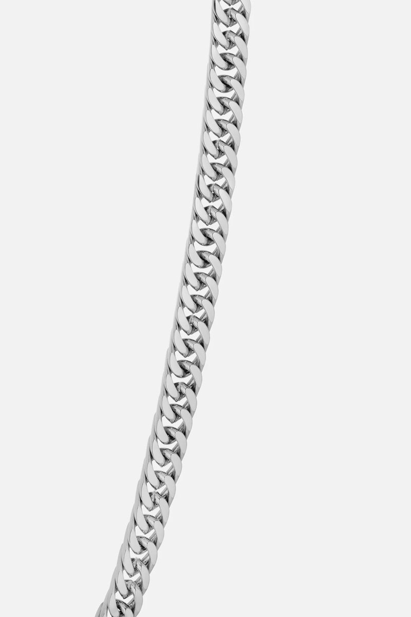 5MM CUBAN CHAIN - WHITE GOLD