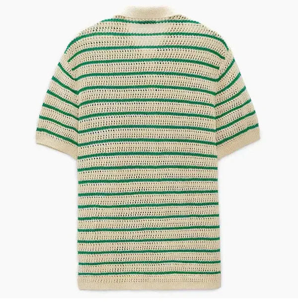 "MARBELLA" - KNITTED BUTTON SHIRT