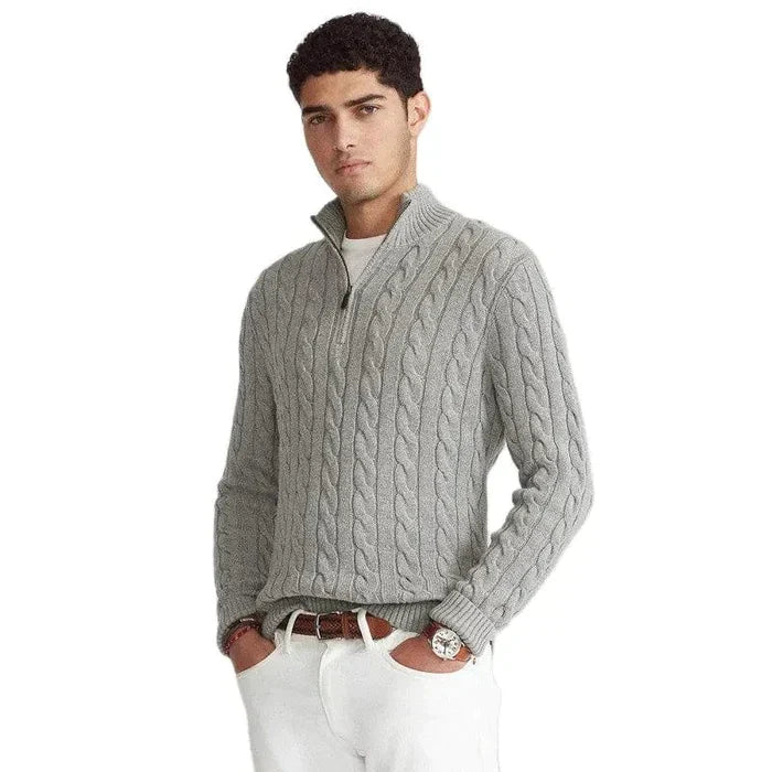 "VERBIER" - HALF ZIP SWEATER