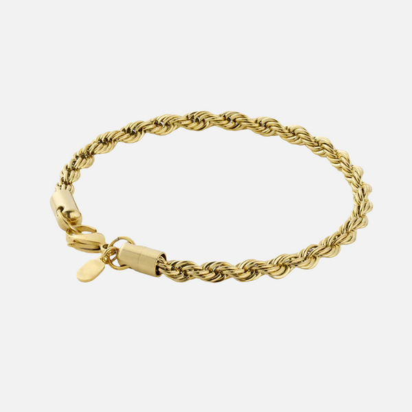 "ROPE" 5MM BRACELET - GOLD