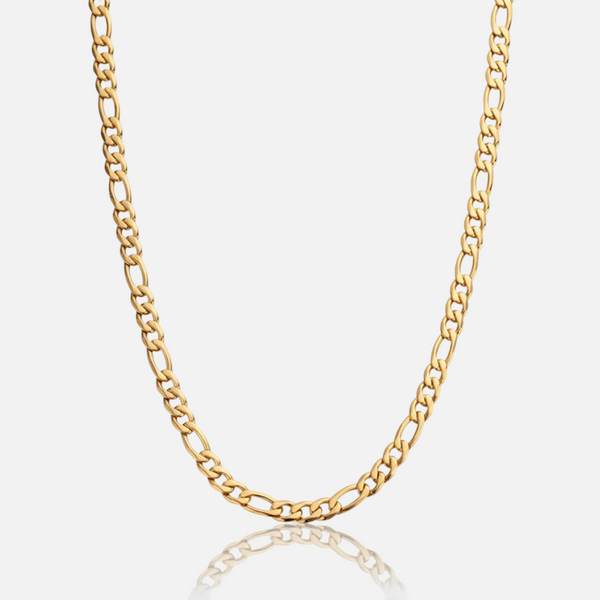 5MM FIGARO CHAIN - GOLD