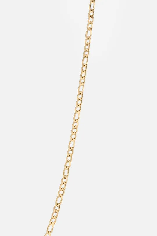 a gold chain bracelet with a diamond clasp